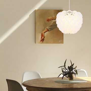 etc-shop LED Pendelleuchte, Leuchtmittel inklusive, Warmweiß, Farbwechsel, Hängeleuchte weiß dimmbar mit Fernbedienung LED Küchenlampe hängend-