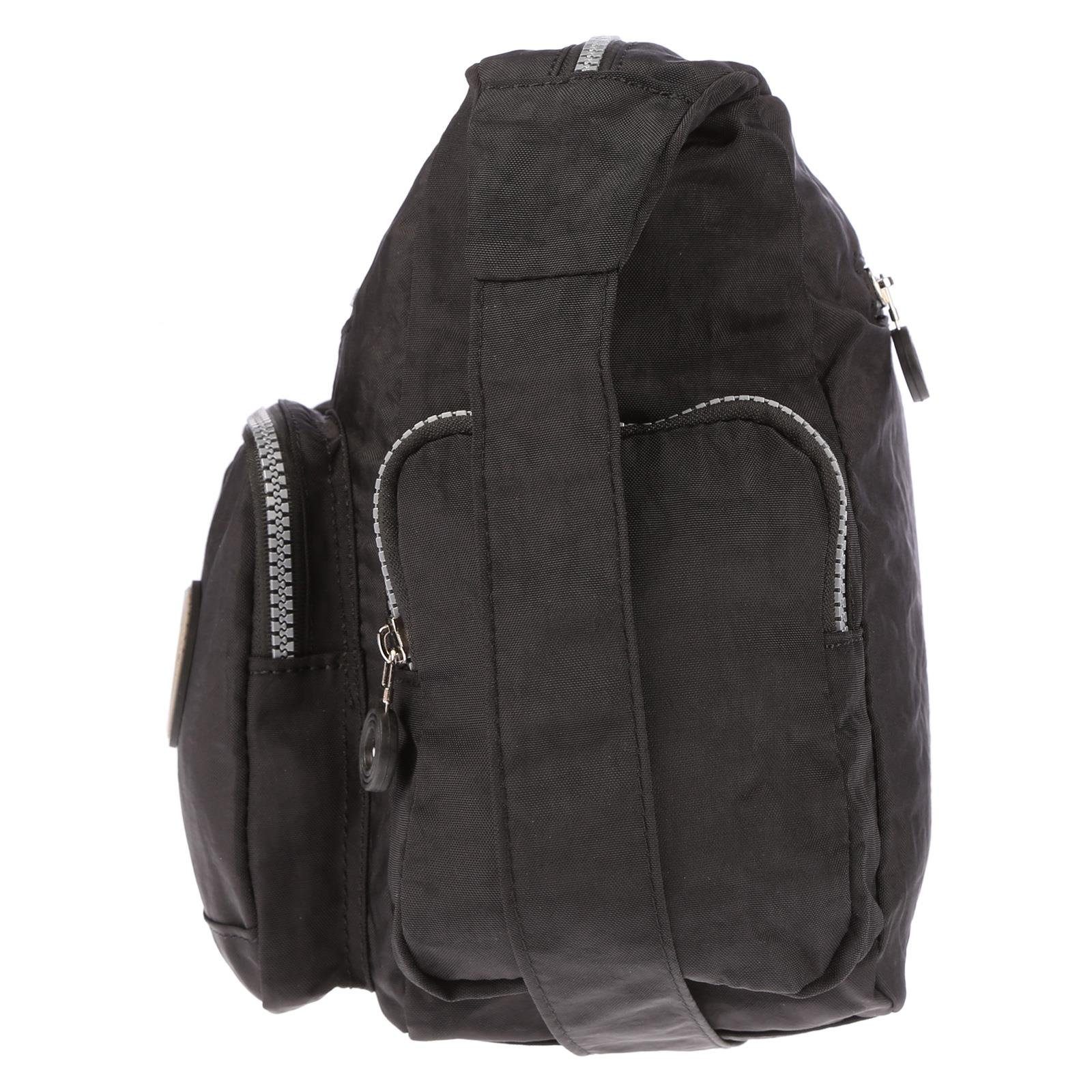 Christian Wippermann Umhängetasche Damen Handtasche Crinkle Nylon Umhängetasche Schultertasche Tasche (1 tlg)