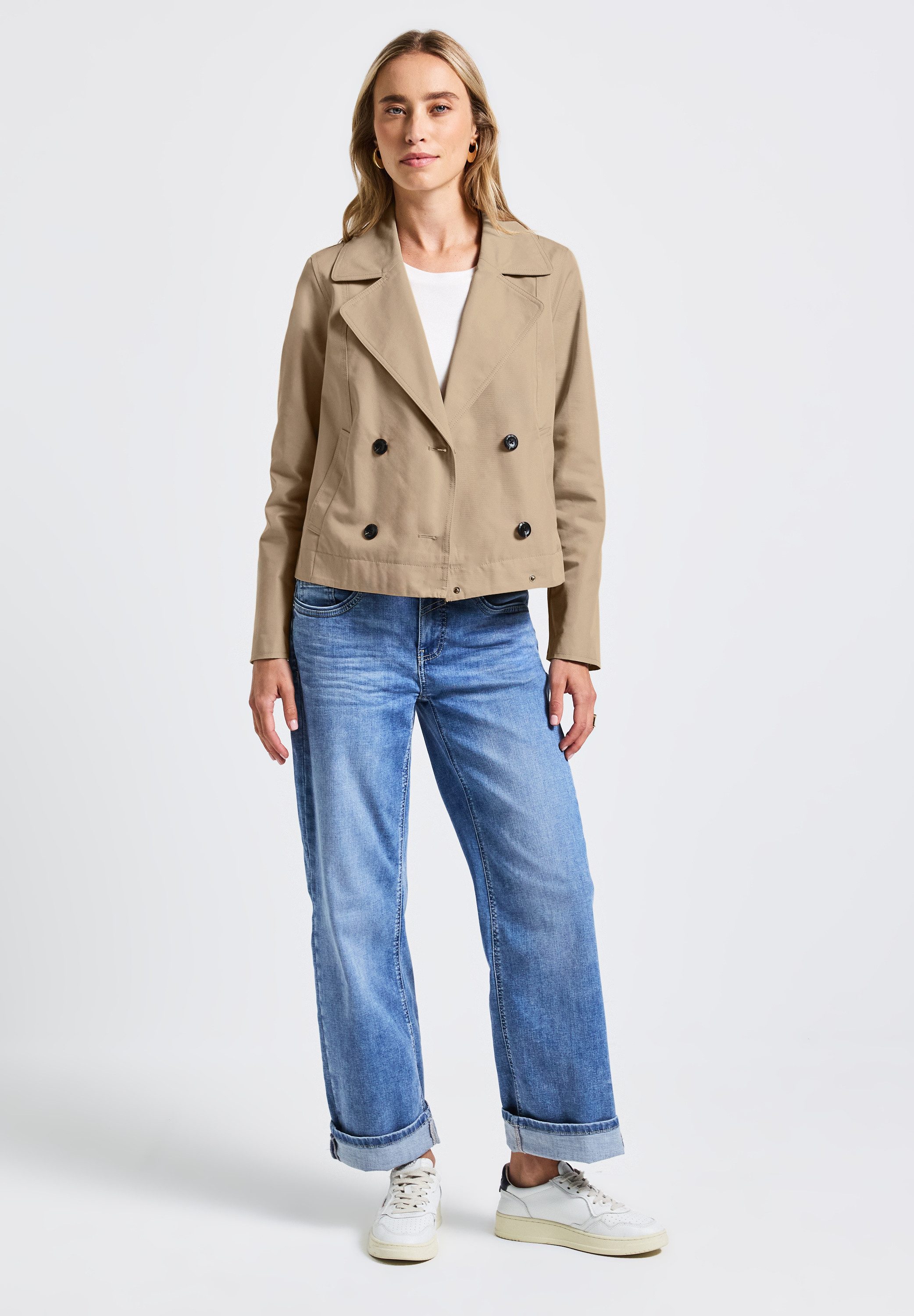 STREET ONE Kurzjacke im soften Baumwoll-Mix