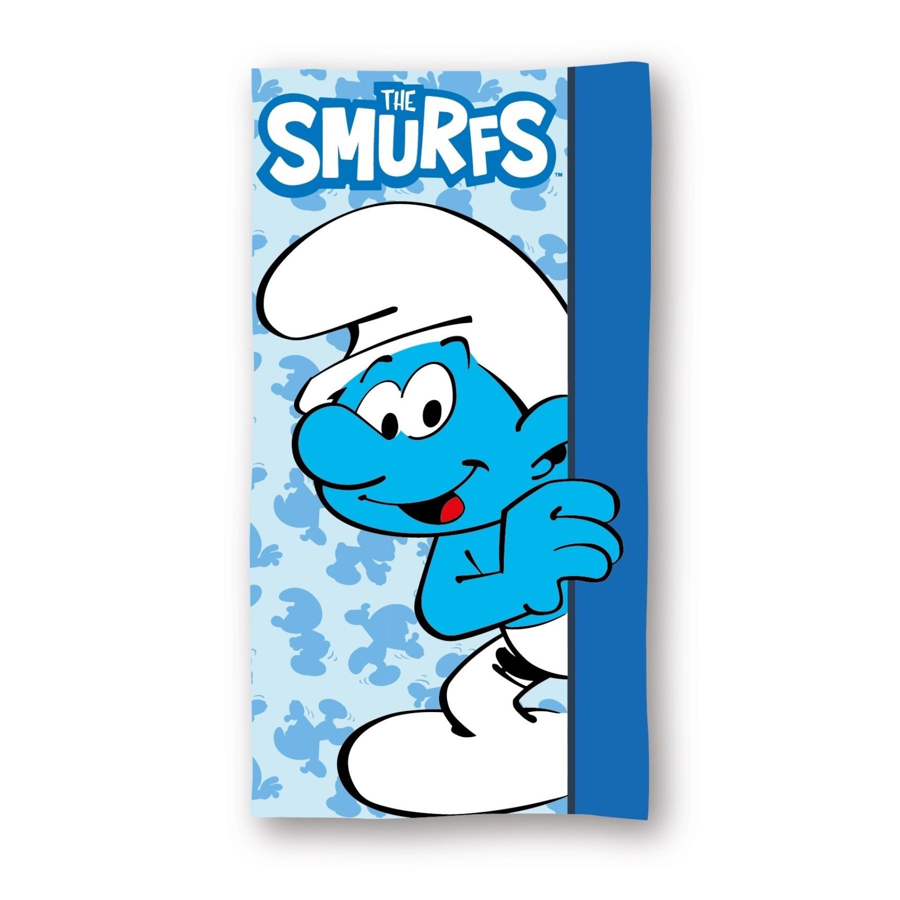 The Smurfs Strandtuch Mikrofaser Badetuch 70 × 140 cm Strand Handtuch, (Packung)