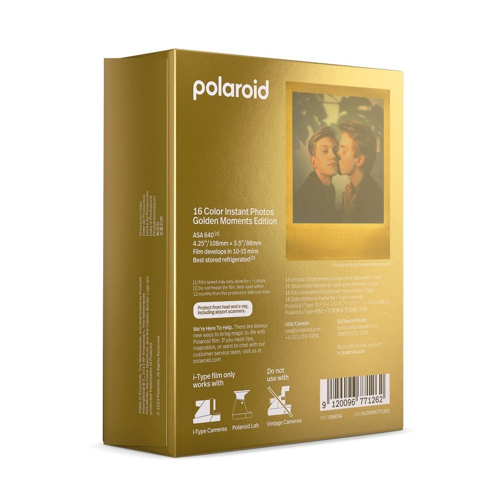 Originals Gold Film Polaroid Polaroid Sofortbildkamera i-Type