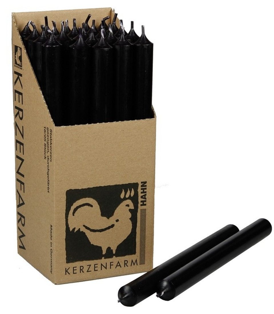 Hahn Kerzenfarm Spitzkerze Spitzkerzen XL 25 cm – Extra lange Stabkerzen aus Deutschland