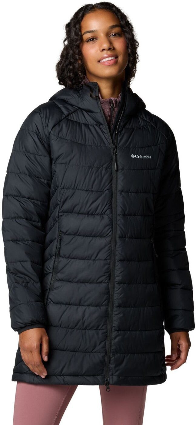 Funktionsjacke Powder Lite II Mid Jacket Black, Columbia Grey