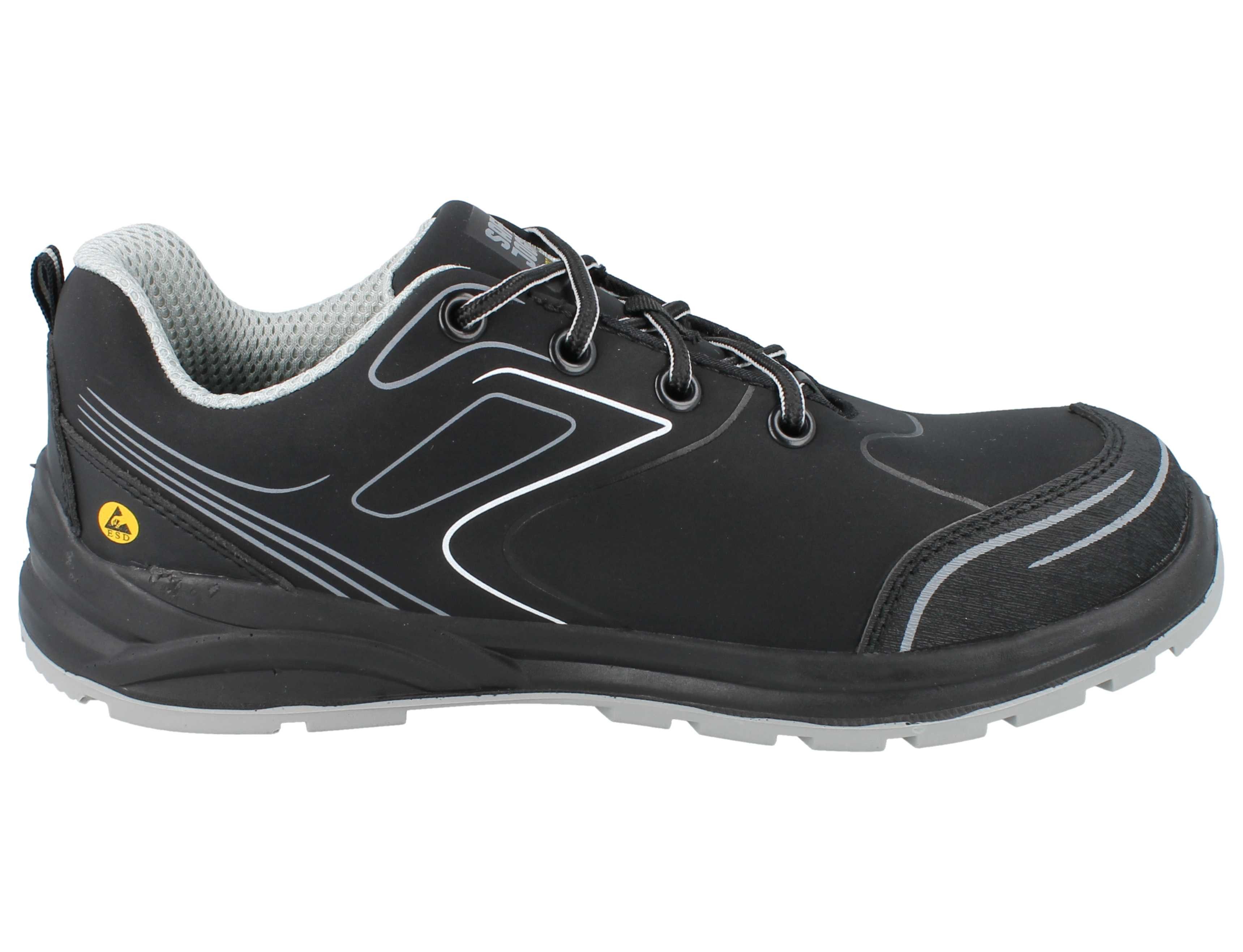 Safety Jogger SAFETY JOGGER Cador Herren Sicherheitssneaker S3 schwarz - Größe: 42 Sicherheitsschuh Wechselfußbett – Bild 4 von 5