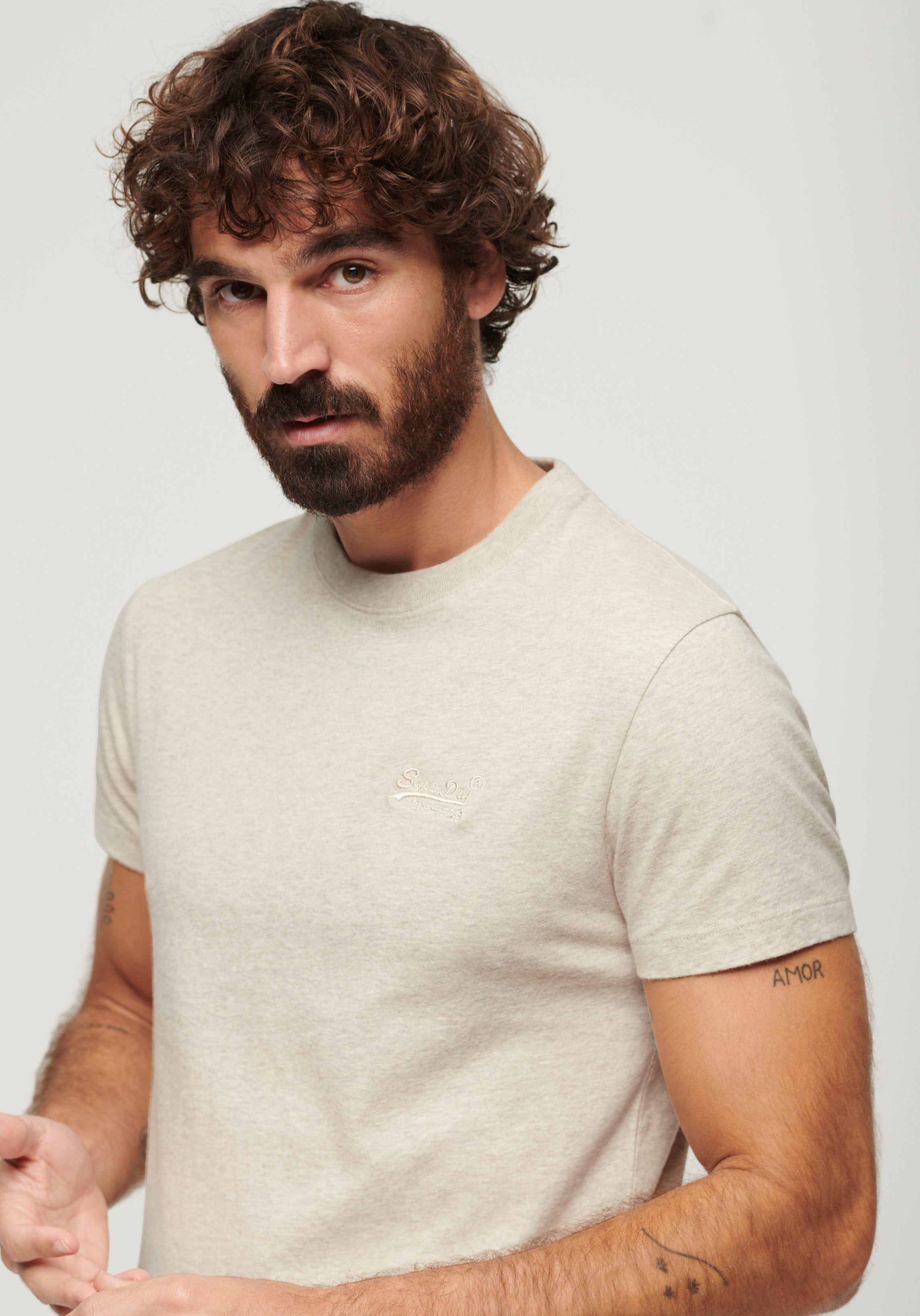 Superdry Rundhalsshirt ESSENTIAL LOGO EMB TEE günstig online kaufen