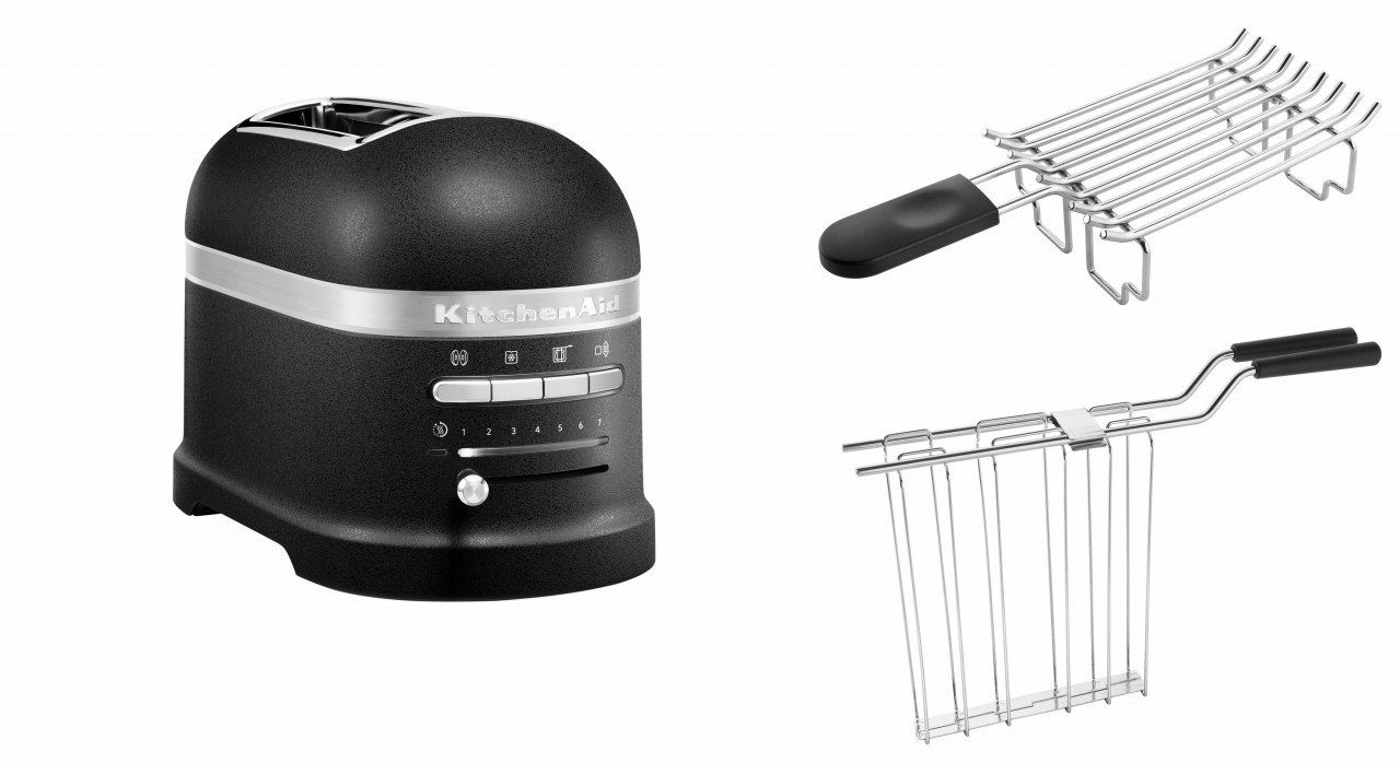 KitchenAid Toaster KitchenAid Paket 1, Toaster + Brötchenaufsatz Artisan 5KMT2204