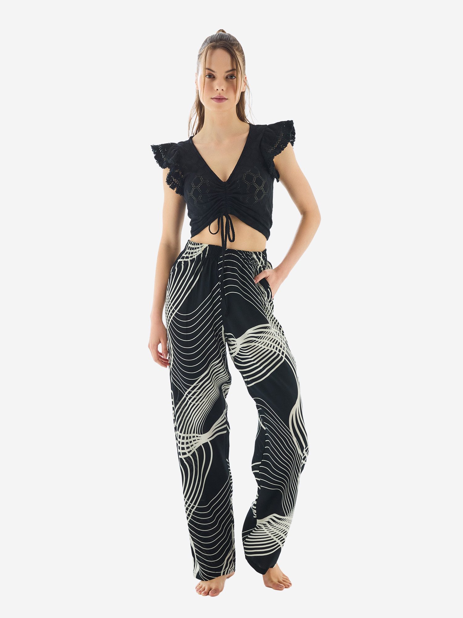 Goldenbay Webhose Women's Dress Active Woven Trainings-hose