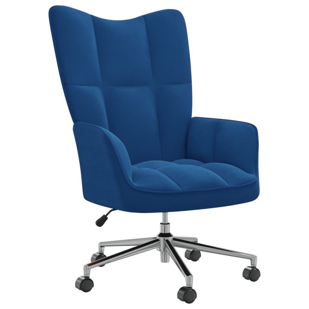 vidaXL Sessel Relaxsessel Blau Samt (1-St) günstig online kaufen