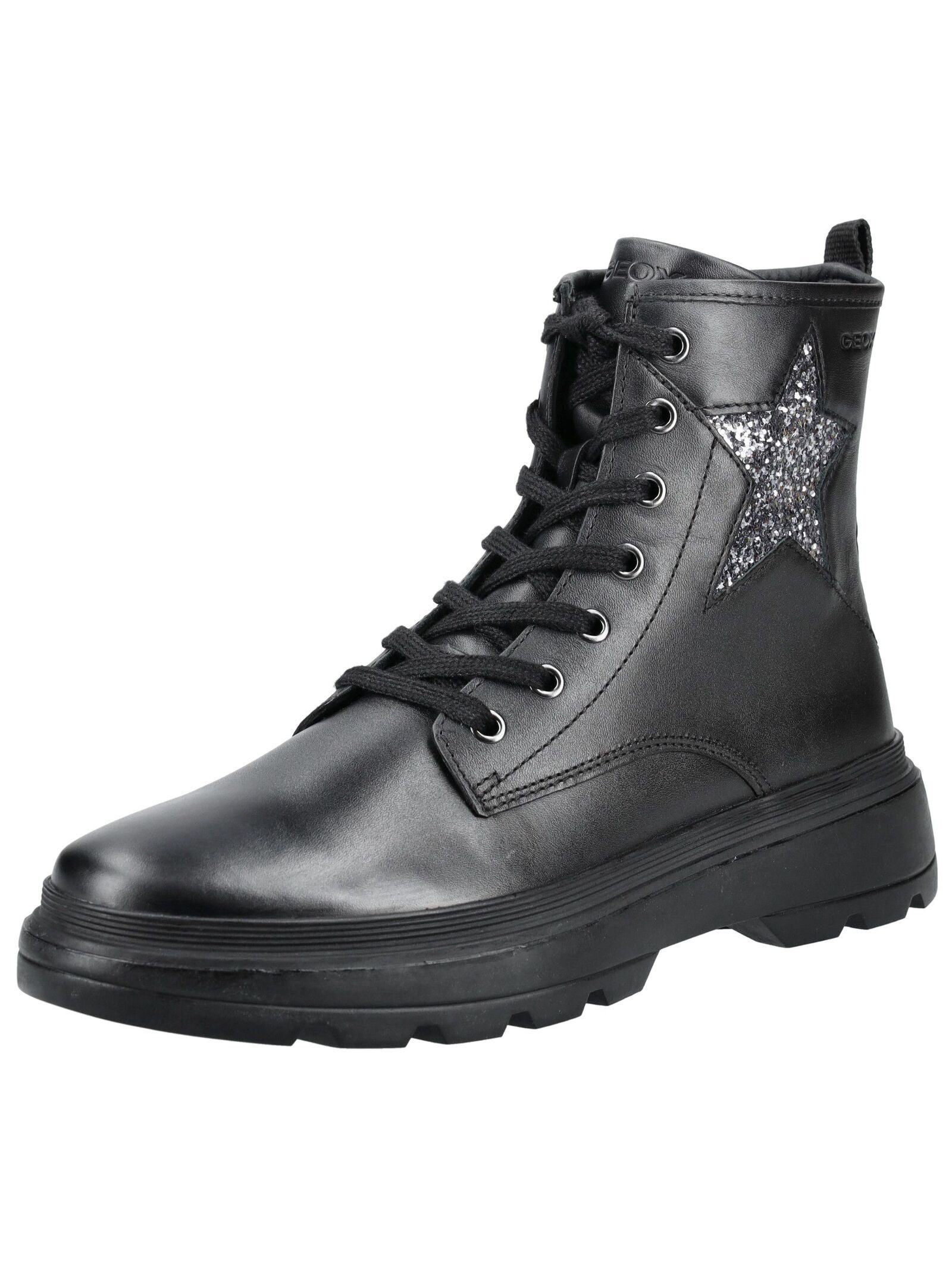 Geox Stiefelette Leder/Textil Schnürstiefelette günstig online kaufen