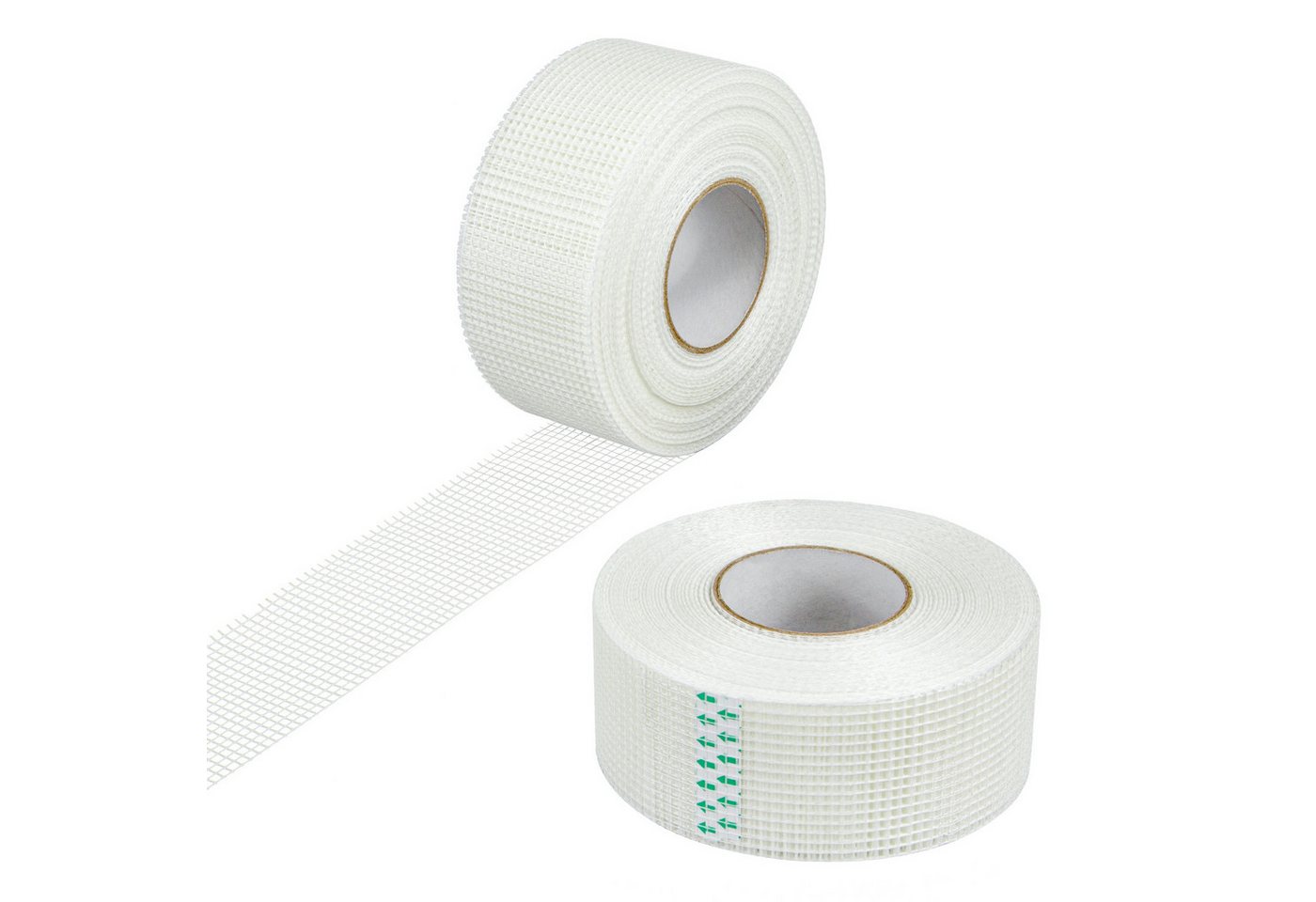 Thumbnail - Hexim Glasfasergewebe, (Trockenbau, 50m Armierungsgewebe 160g/m², selbstklebendes Gewebeband 50mm, Fugendeckstreifen 50m...