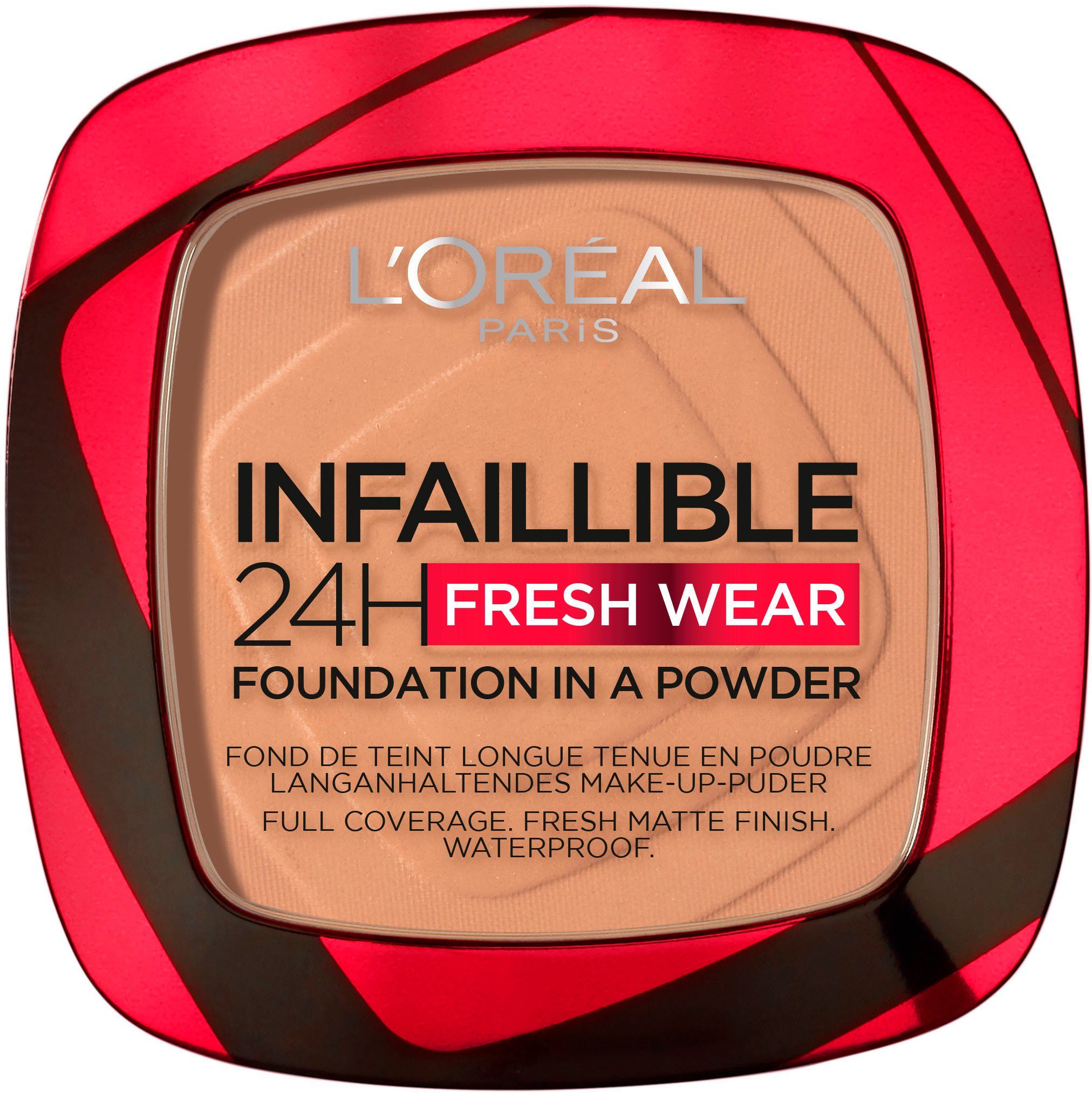 L'ORÉAL PARIS Puder Infaillible 24H Fresh Wear, mit langanhaltender Formel