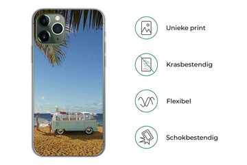 MuchoWow Handyhülle Strand - Bus - Surfen, Handyhülle Apple iPhone 11 Pro, Smartphone-Bumper, Print, Handy