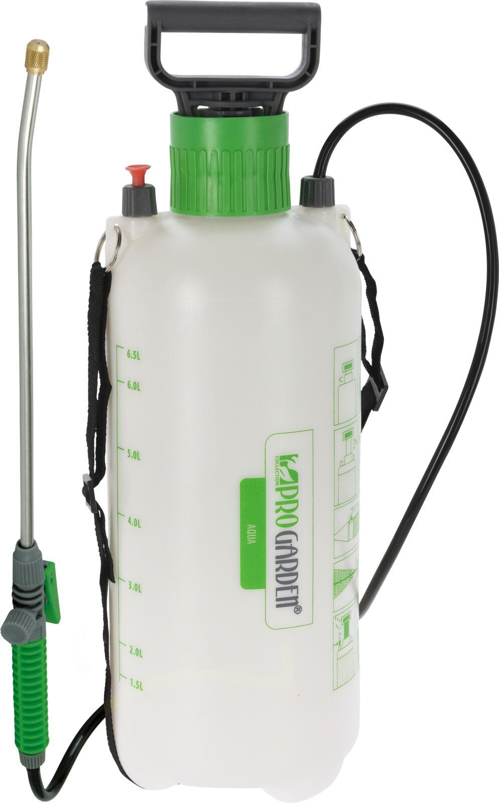 Progarden Drucksprühgerät Grün, (1tlg), Pflanzensprüher, 8 Liter