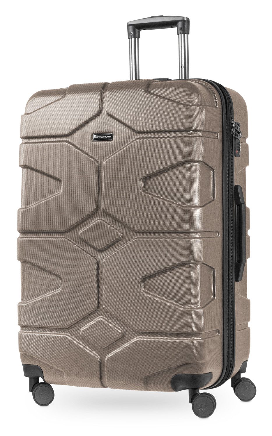 Hauptstadtkoffer Hartschalen-Trolley X-Kölln, 4 Rollen, 2er Koffer Set, TSA, 55 cm & 76 cm(S & L)