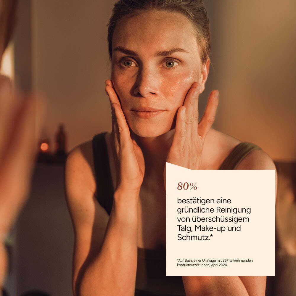 JUNGLÜCK Gesichtsreinigungsgel Reinigungsgel - porentiefe Reinigung, schäumend, 1-tlg., Talgregulierende Reinigung besonders für ölige und unreine Haut
