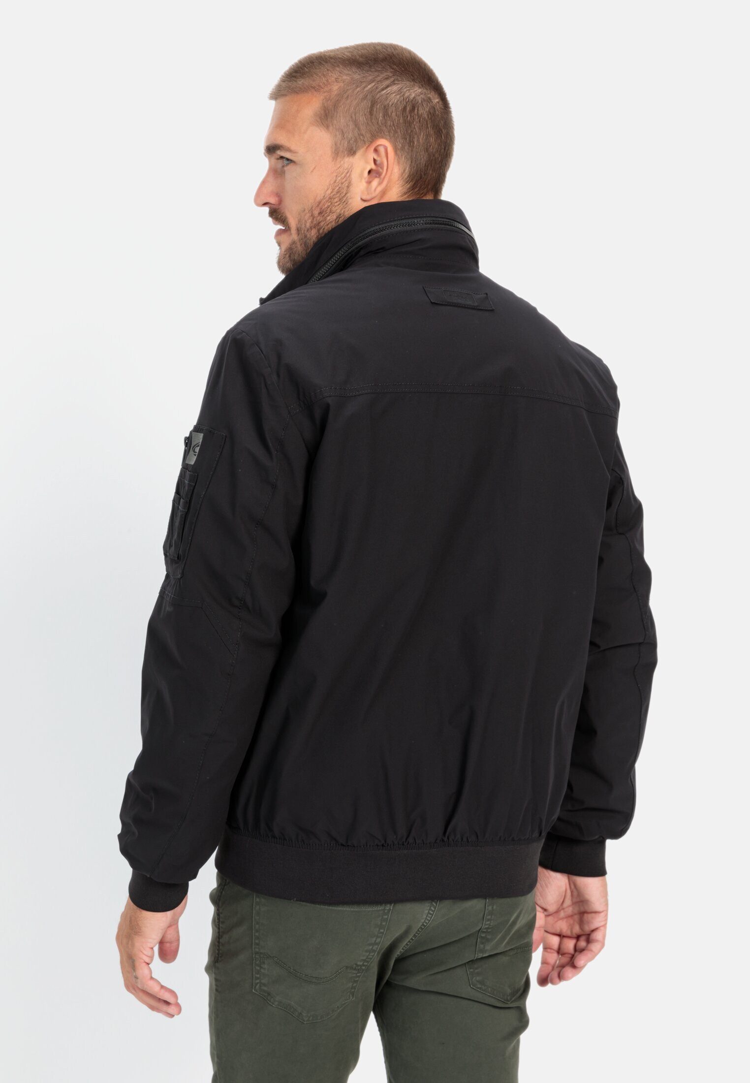 camel active Softshelljacke mit einrollbarer Kapuze Langarm Stehkragen Badg günstig online kaufen