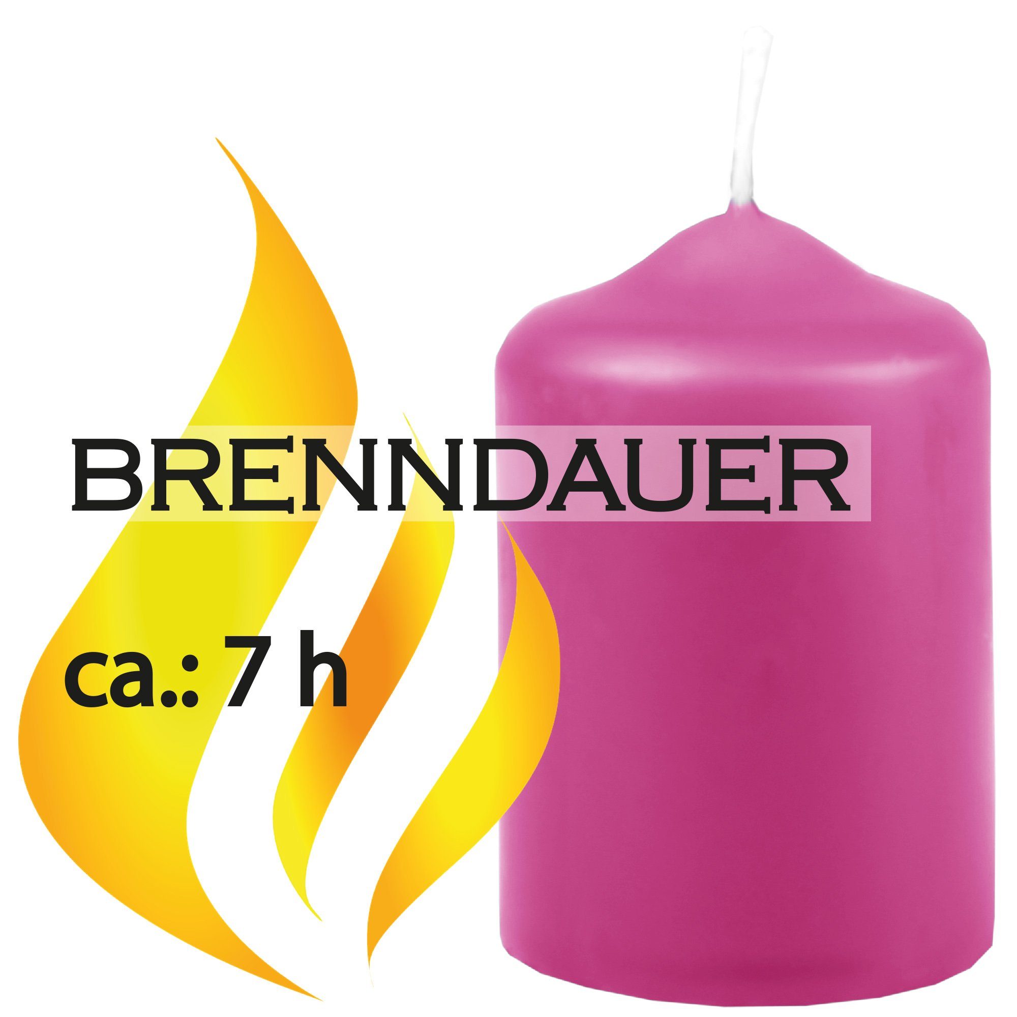 HS Candle Stumpenkerze Dekokerze (12-tlg), Wachskerzen günstig online kaufen