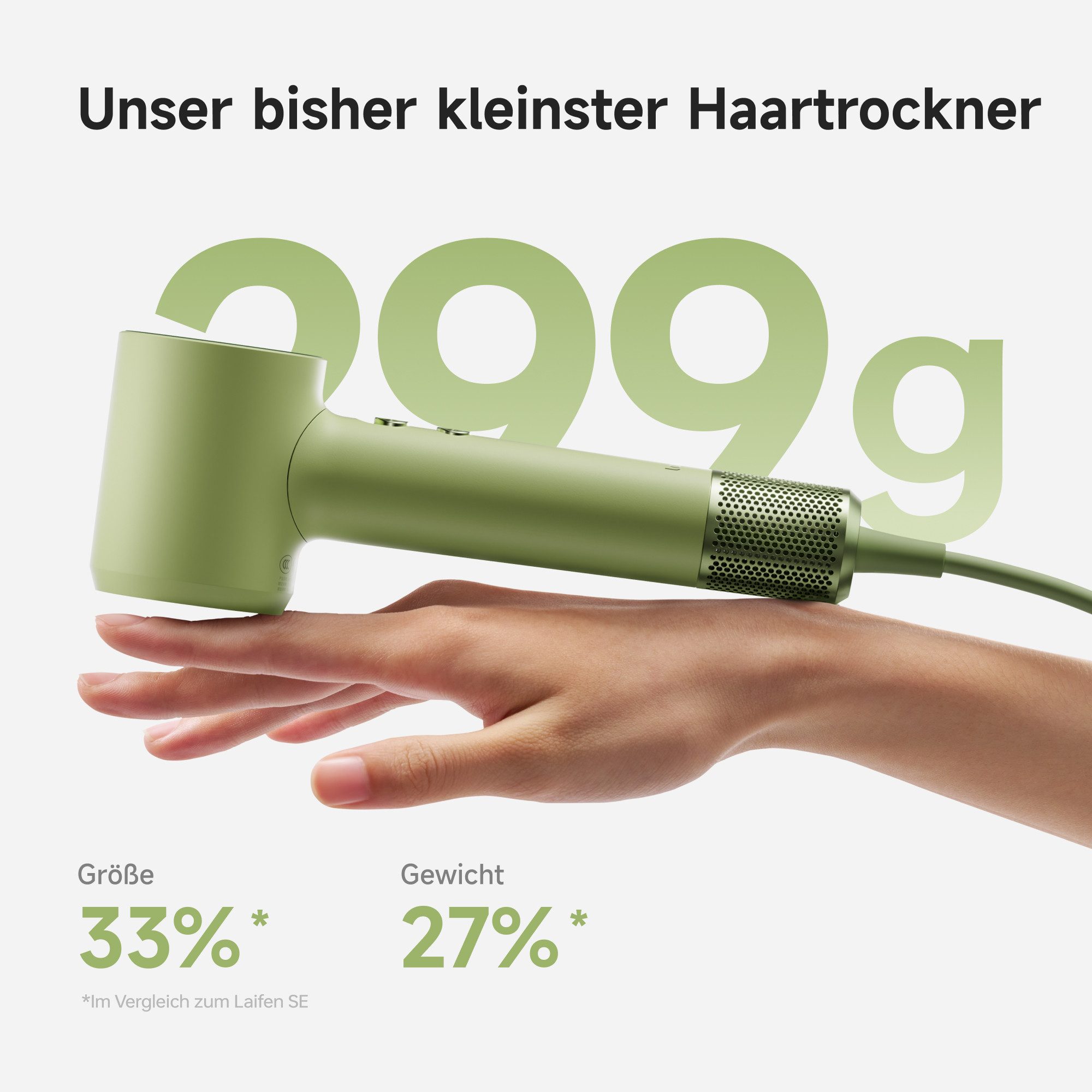 laifen Haartrockner Laifen Mini Hochgeschwindigkeits-Haartrockner