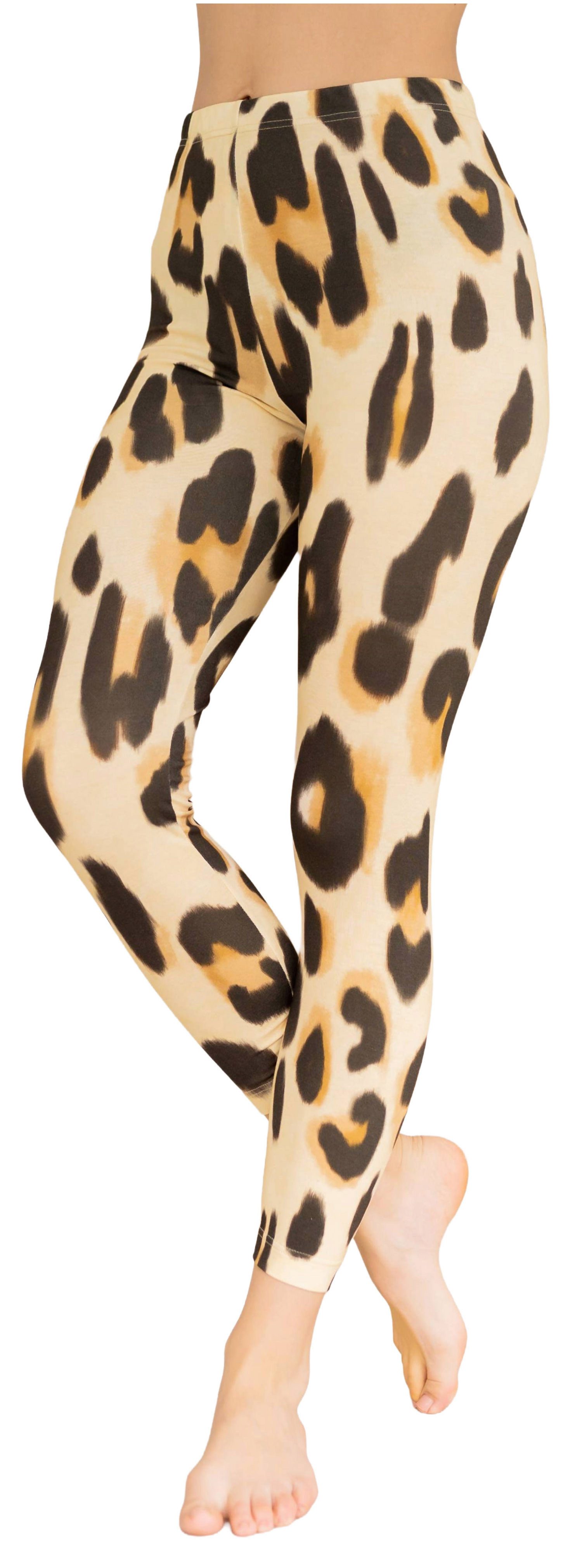 HUTSCHREUTHER Leggings Stylilsche Damen Leggings Animal (1-tlg) Extravagant
