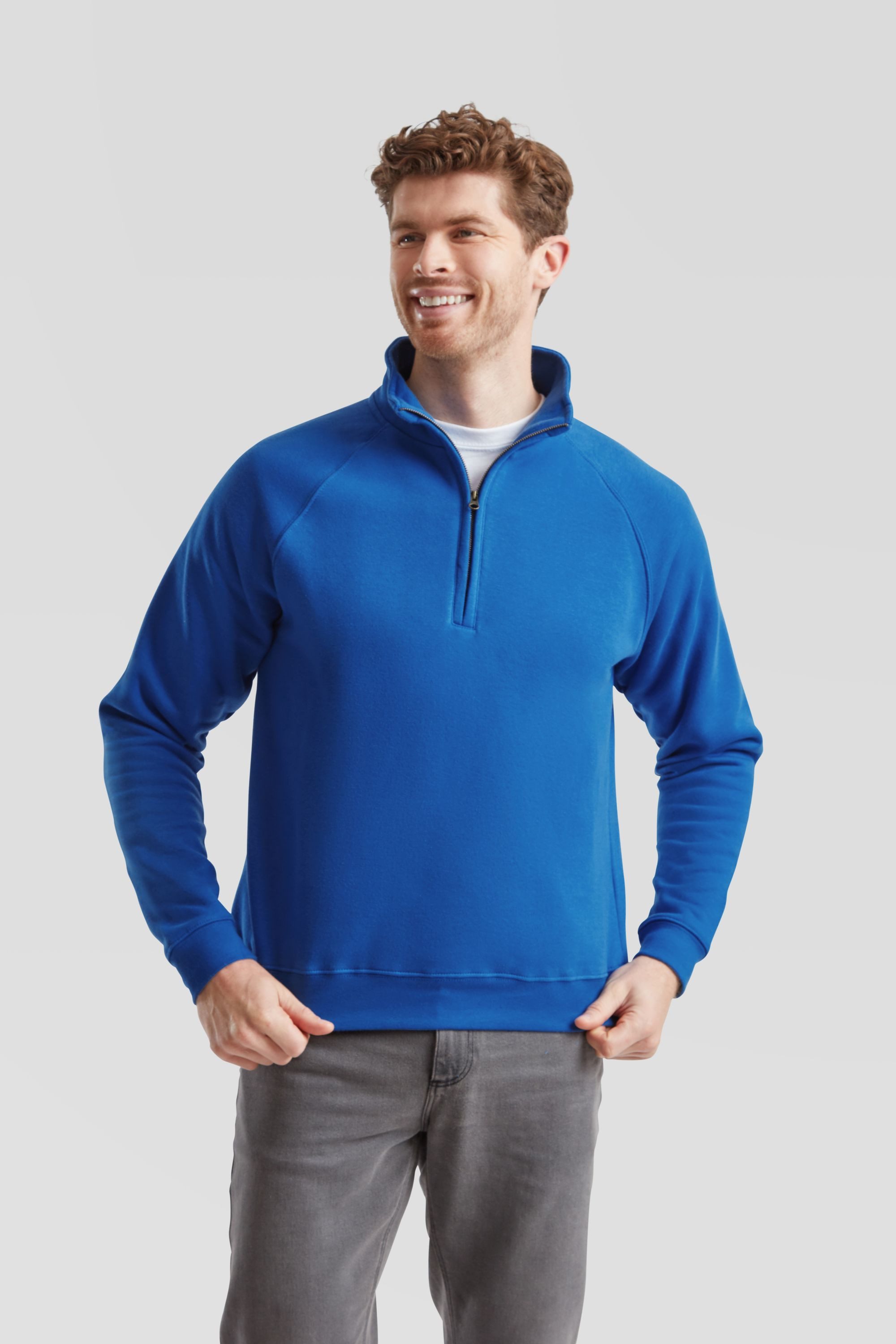 Fruit of the Loom Sweatshirt Fruit of the Loom Premium Zip Neck Sweat – Bild 3 von 5