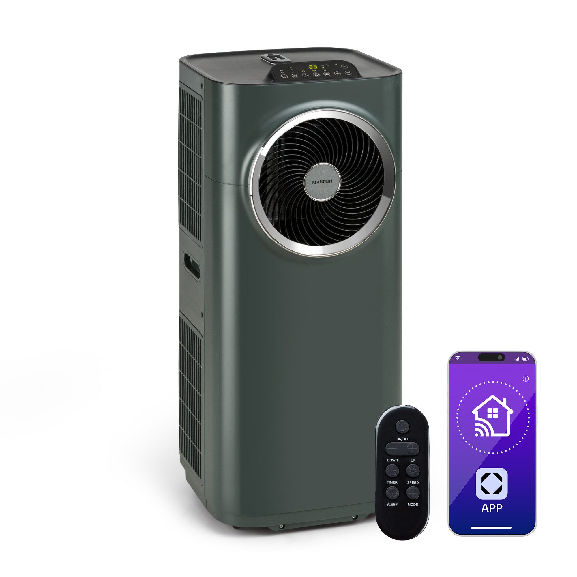 Klarstein Kraftwerk Smart air conditioner, portable air conditioner, cooling unit, air cooler