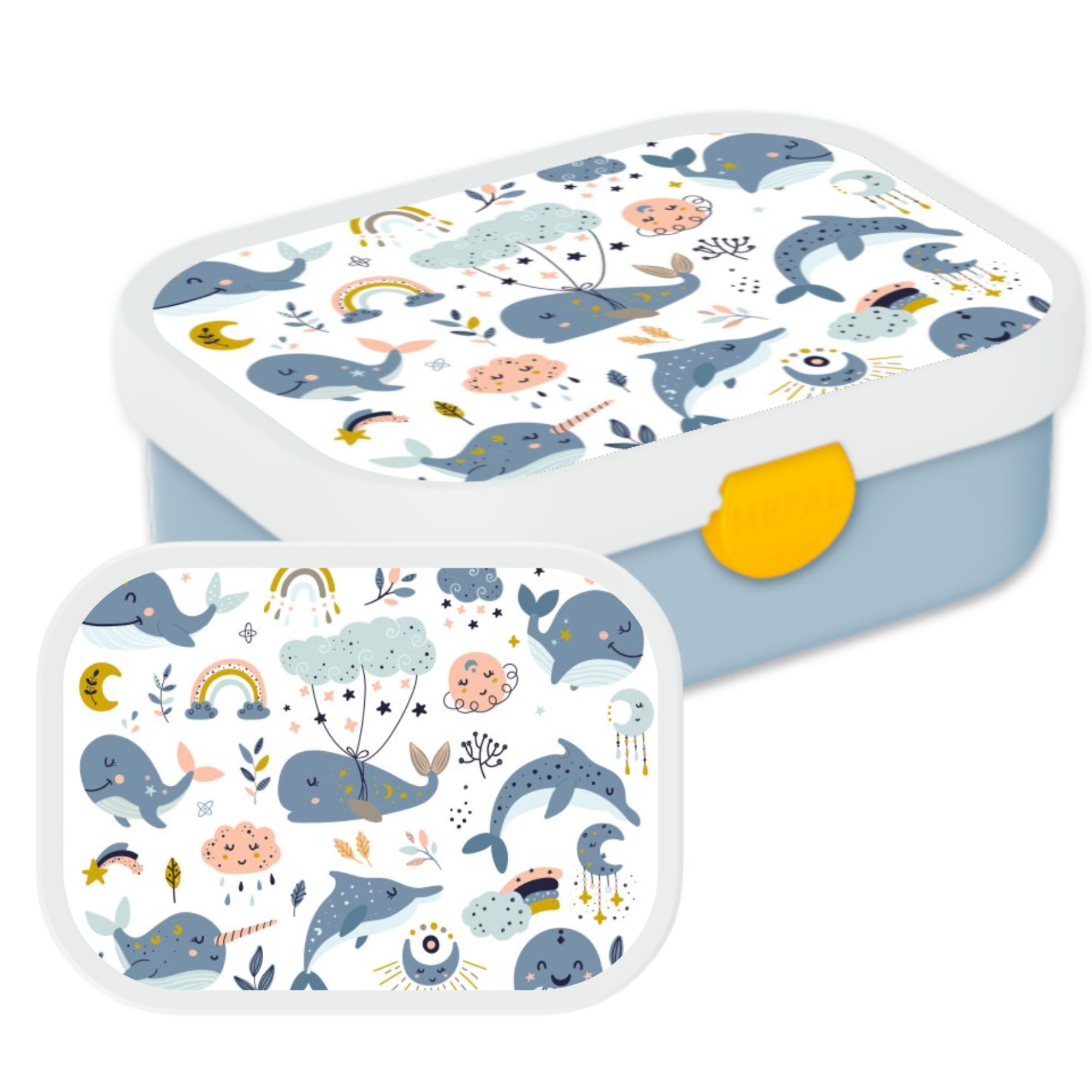 Mepal Lunchbox Mepal Campus 750 ml Lunchbox Aquarelltier - Wal