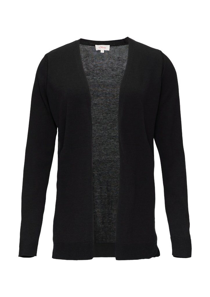 s.Oliver Strickjacke Feinstrick ohne Verschluss günstig online kaufen