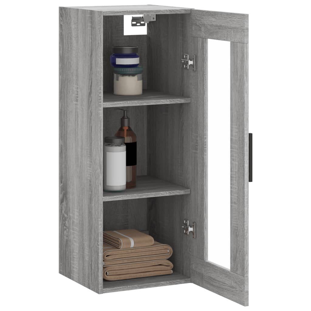 Grau (1 cm Sideboard Sonoma 34,5x34x90 St) vidaXL Wandschrank