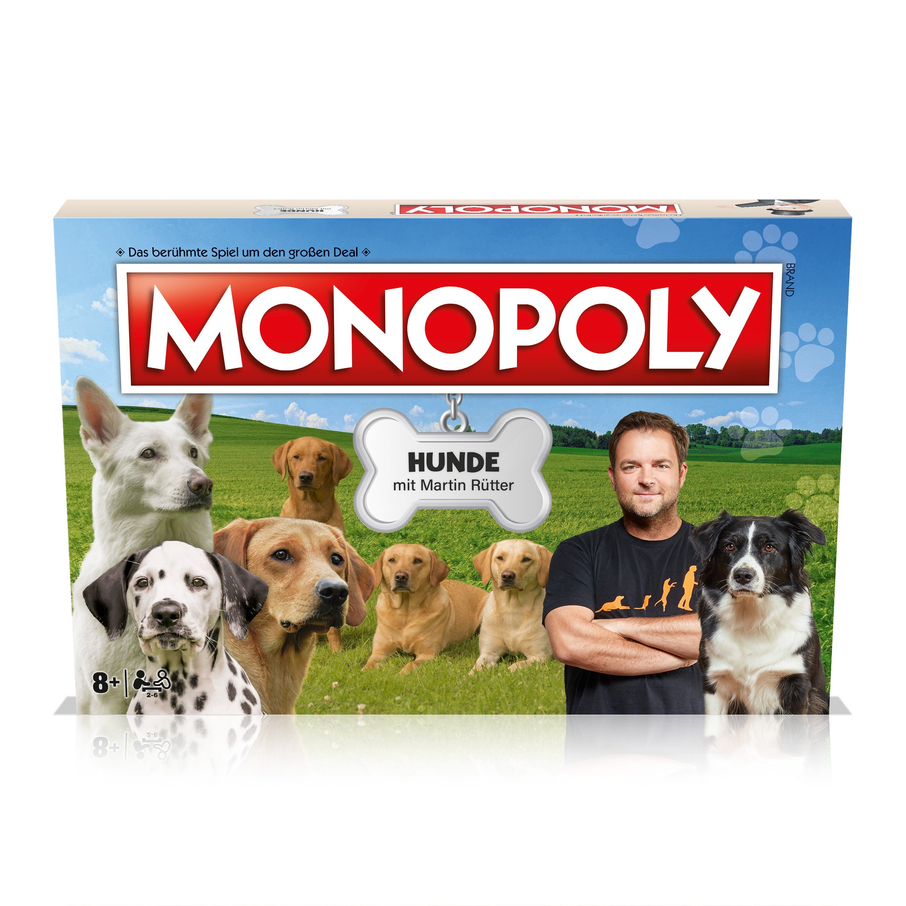 Martin Spiel, Brettspiel (mit Winning Rütter) Hunde Moves Monopoly -