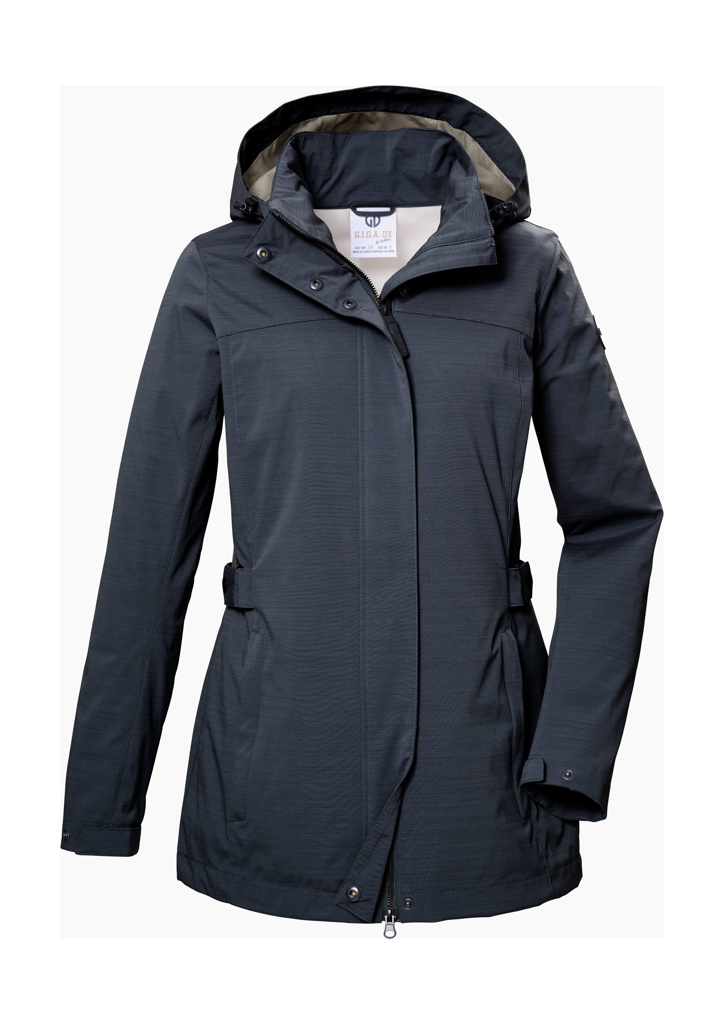 G.I.G.A. DX by killtec Softshelljacke GS 75 WMN SFTSHLL JCKT Wasserabweisende, atmungsaktive Softshelljacke mit abnehmbarer Kapuze