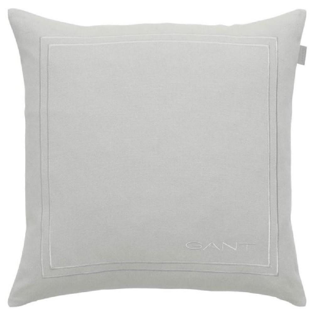 Gant Kissenhülle Gant Home Kissenhülle Logo Cushion Grau (50x50cm)