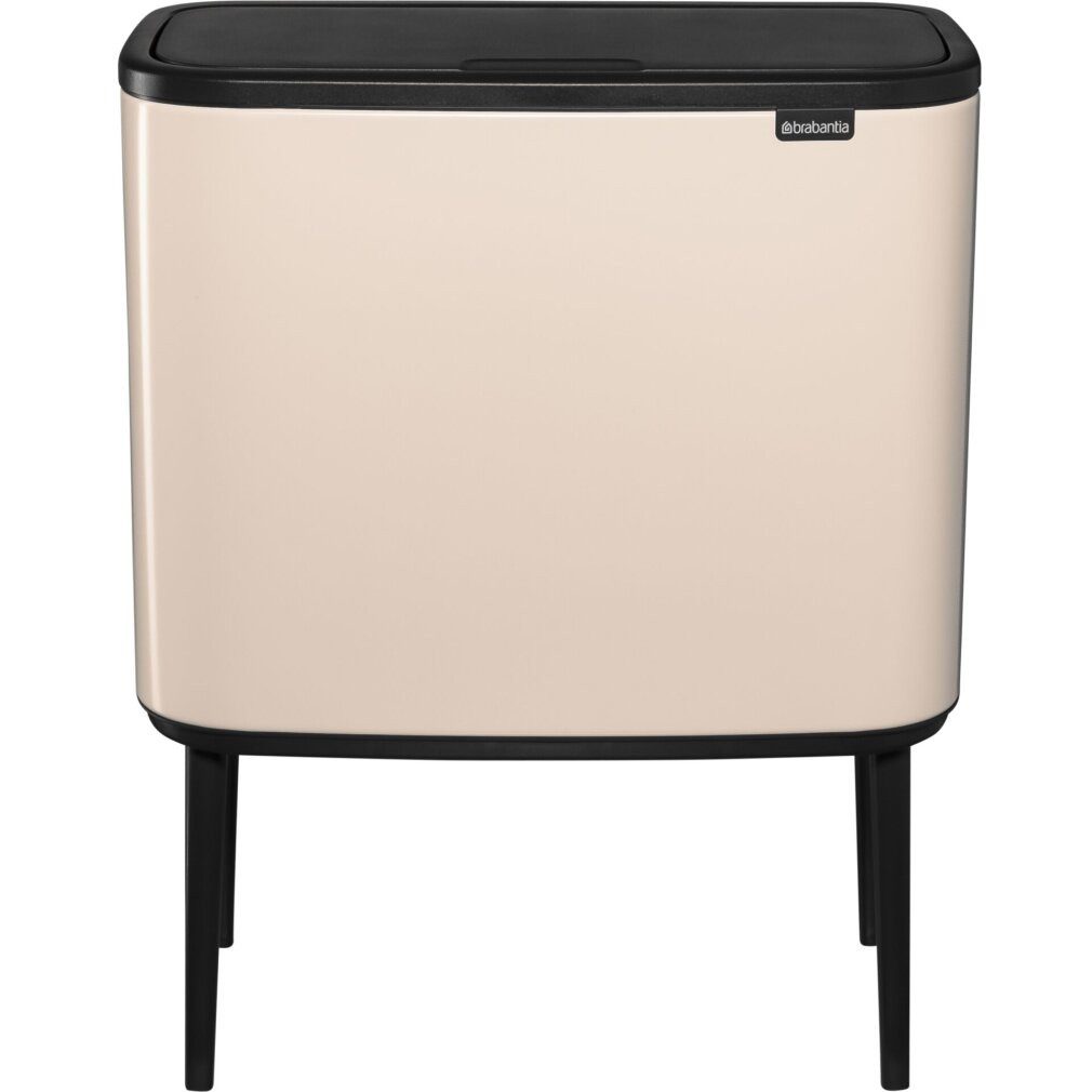 Brabantia Mülltrennsystem Mülleimer Bo Touch Bin 11 + 23 L Soft Beige
