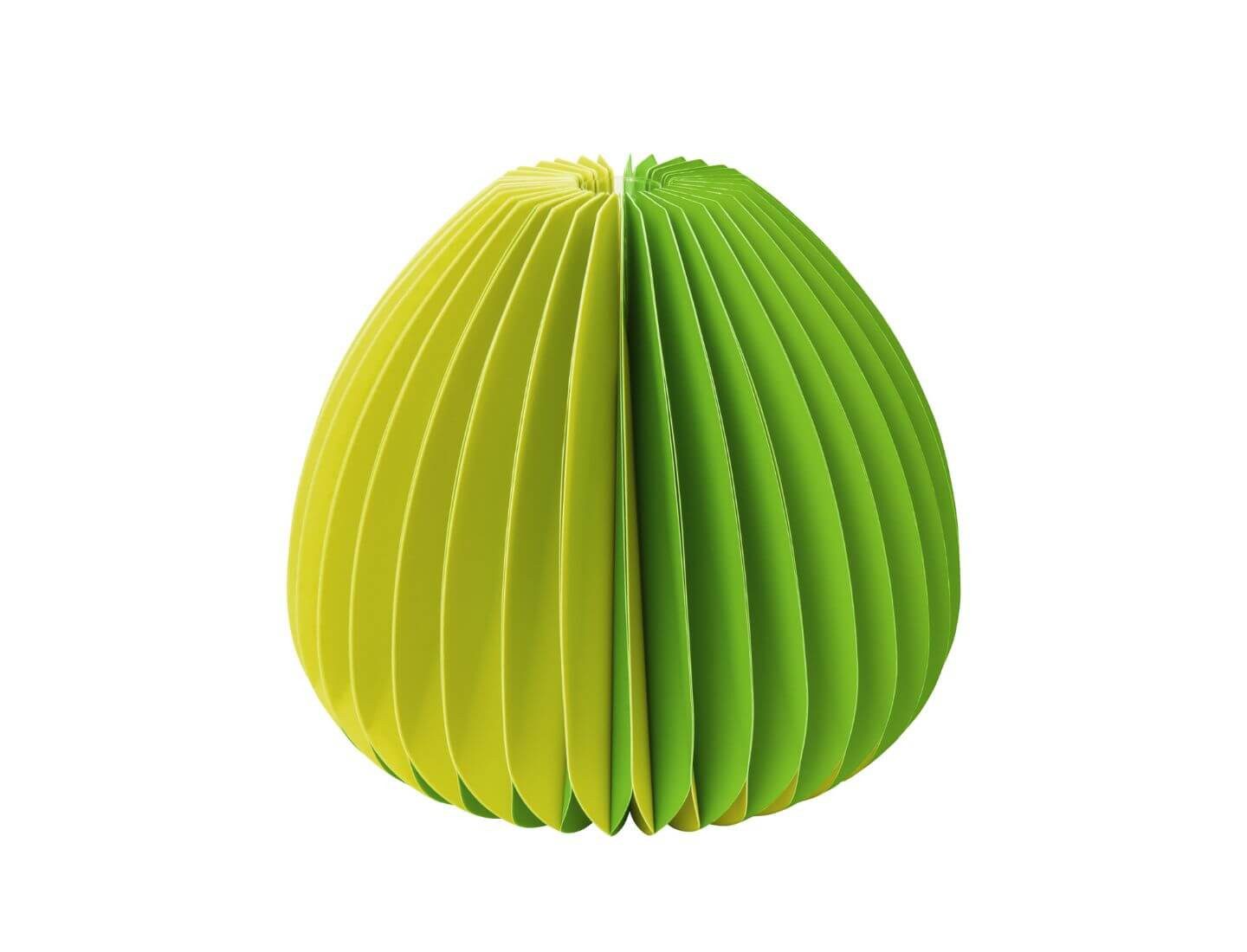 Remember Dekovase Papiervase 'Yuki' green