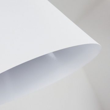 hofstein Hängeleuchte »Caenere« moderne Hängelampe aus Metall in Weiß, ohne Leuchtmittel
