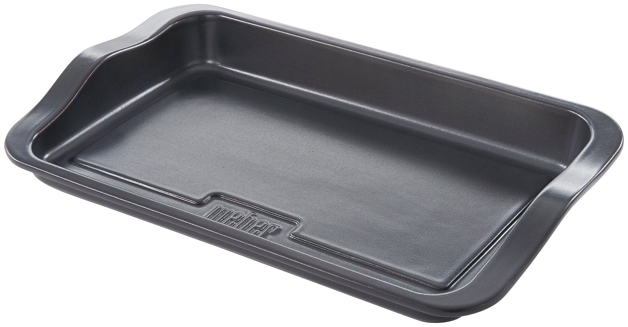 Weber Grillplattenaufsatz BBQ Keramik-Grillplatte, Keramik, 42,5 x 24,5 cm