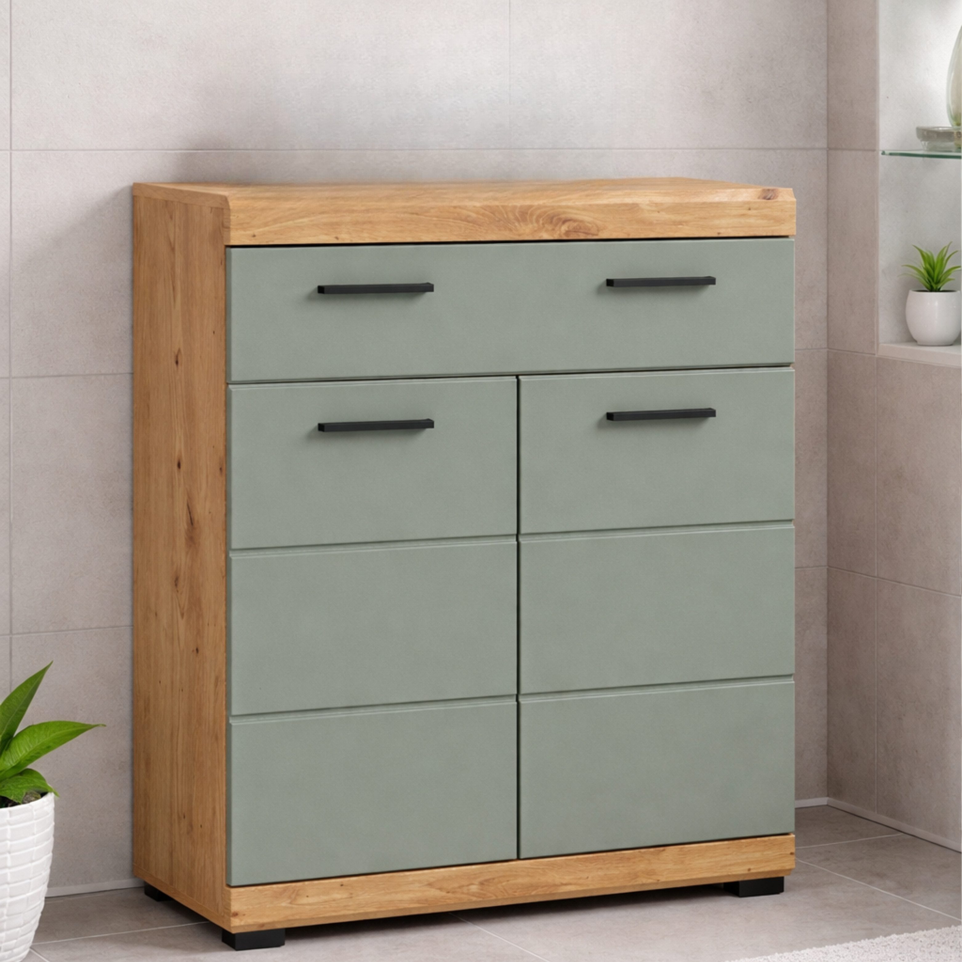 furnling Unterschrank Scott 1 Schublade, 2 Türen, Badkommode, Badschrank, B günstig online kaufen