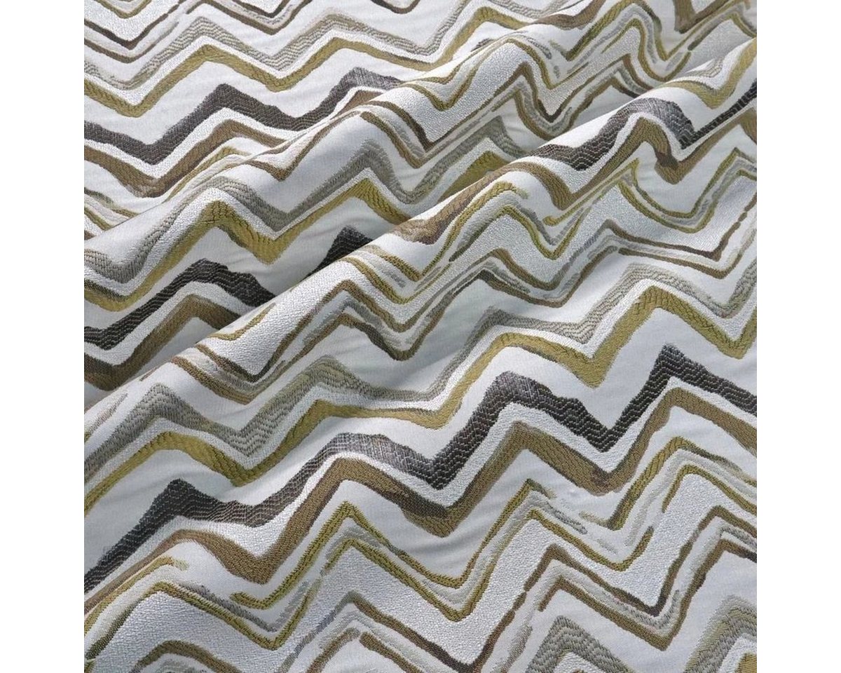 Thumbnail - Stofferia Stoff Polsterstoff Jacquard Alisha Beige, Breite 280 cm, Meterware