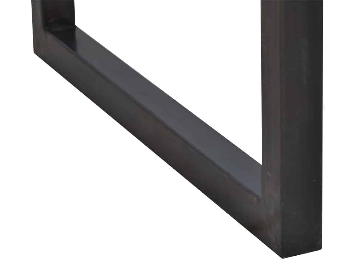 MiaMöbel Esstisch Vanaja, aus massivem Teakholz Dunkelbraun