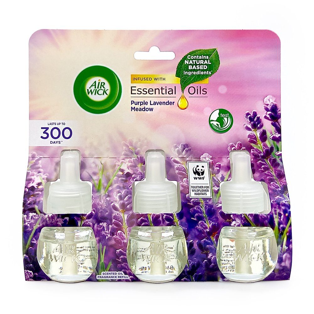 Air Wick Duftöl Air Wick Duftölflakon Aromatischer Lavendel Triple-Pack, 3x  19 ml