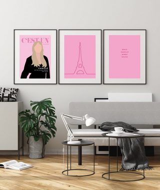 MOTIVISSO Poster Emily in Paris - Emily, Camille, Mindy, Sylvie