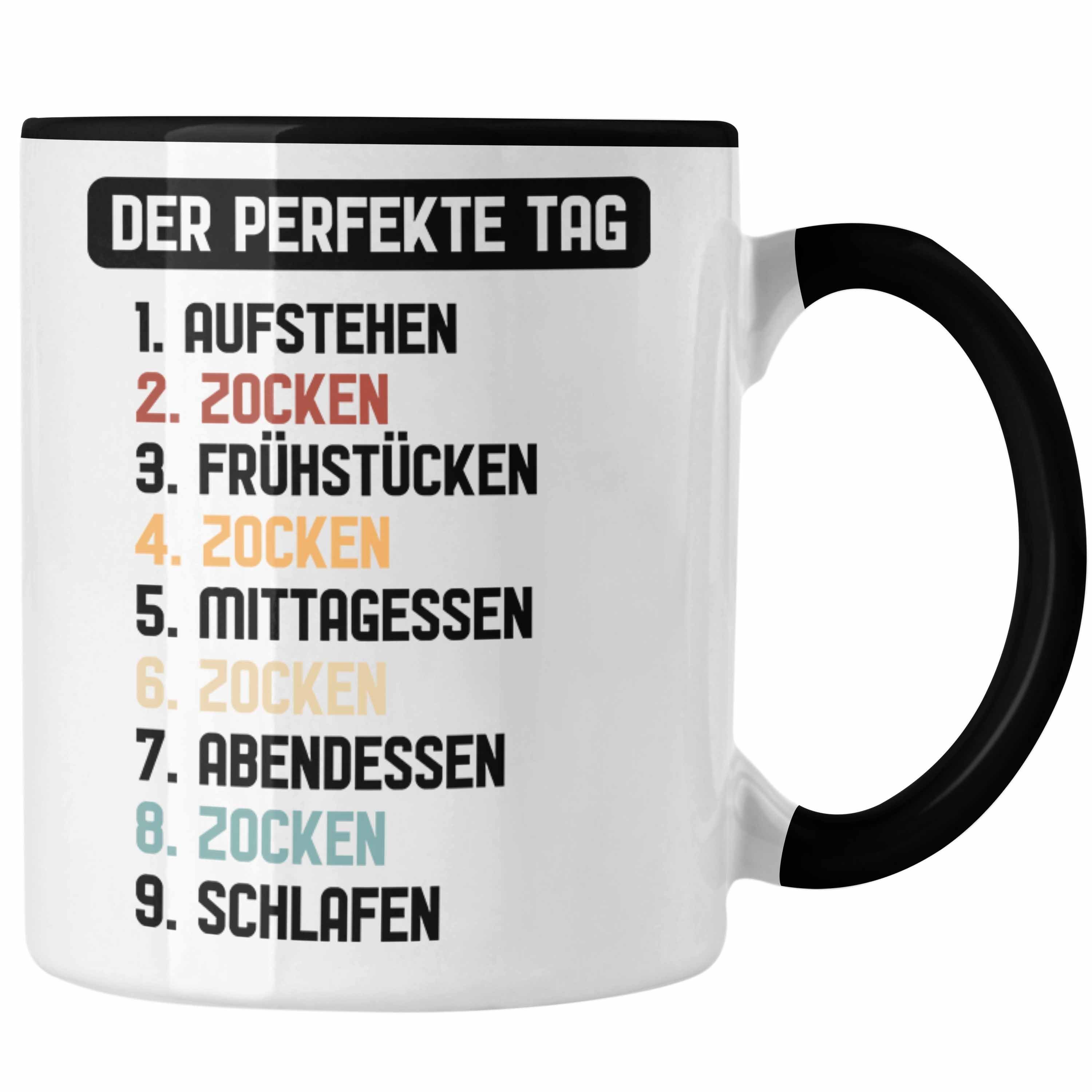 Trendation Tasse Trendation - Gamer Tasse Geschenk Jungen Zocker Mitbringsel Männer Tassen Zocken Gaming Geschenkideen PC Kinder Zubehör Spruch Lustig Jungs