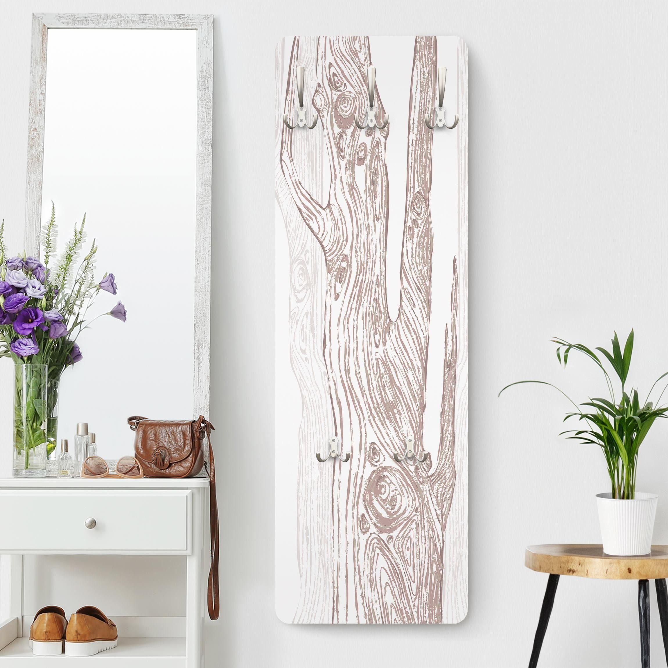 Bilderdepot24 Garderobenpaneel Design Bäume Wald Natur günstig online kaufen