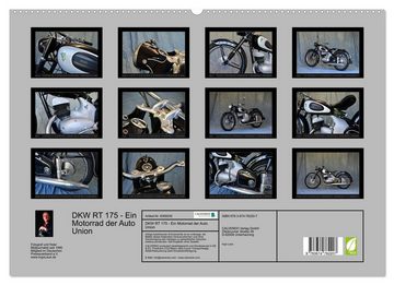 CALVENDO Wandkalender DKW RT 175 - Ein Motorrad der Auto Union (Premium, hochwertiger DIN A2 Wandkalender 2023, Kunstdruck in Hochglanz)