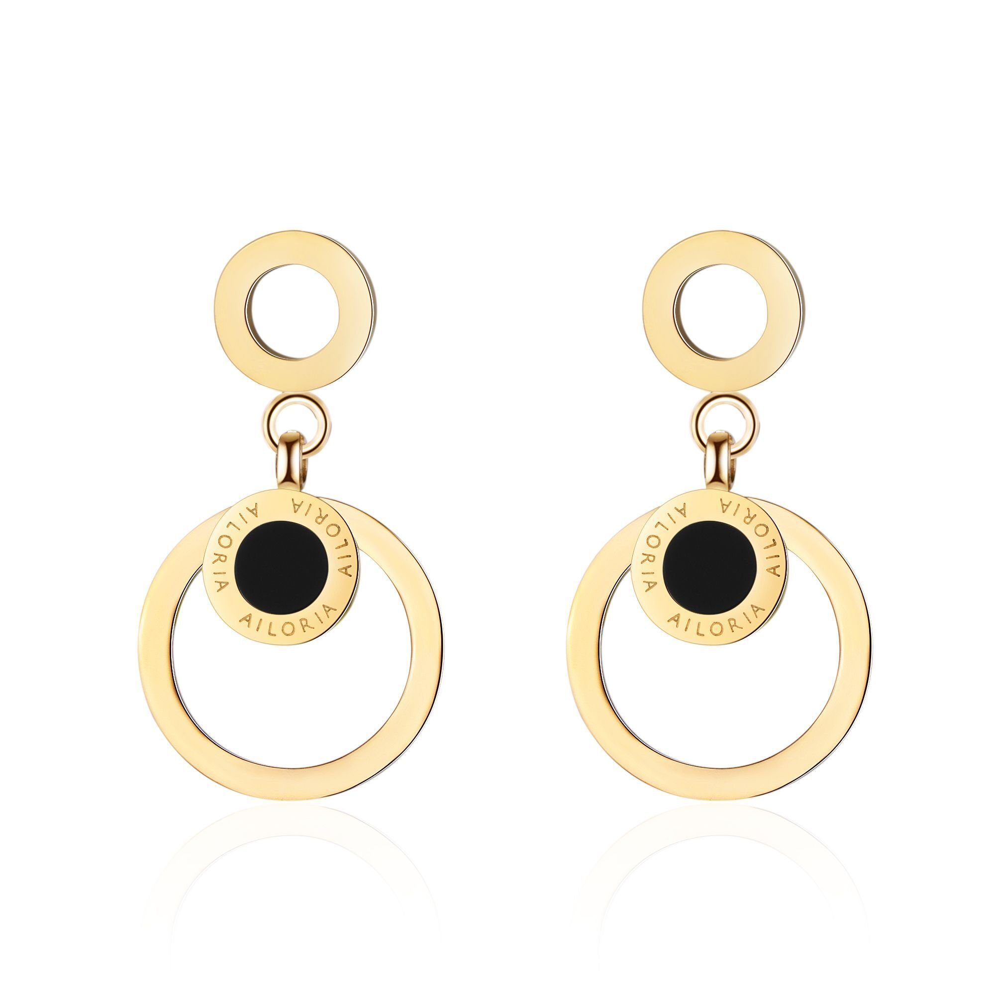 AILORIA Paar Ohrhänger AXELLE Ohrringe, Ohrringe aus glänzendem Edelstahl günstig online kaufen