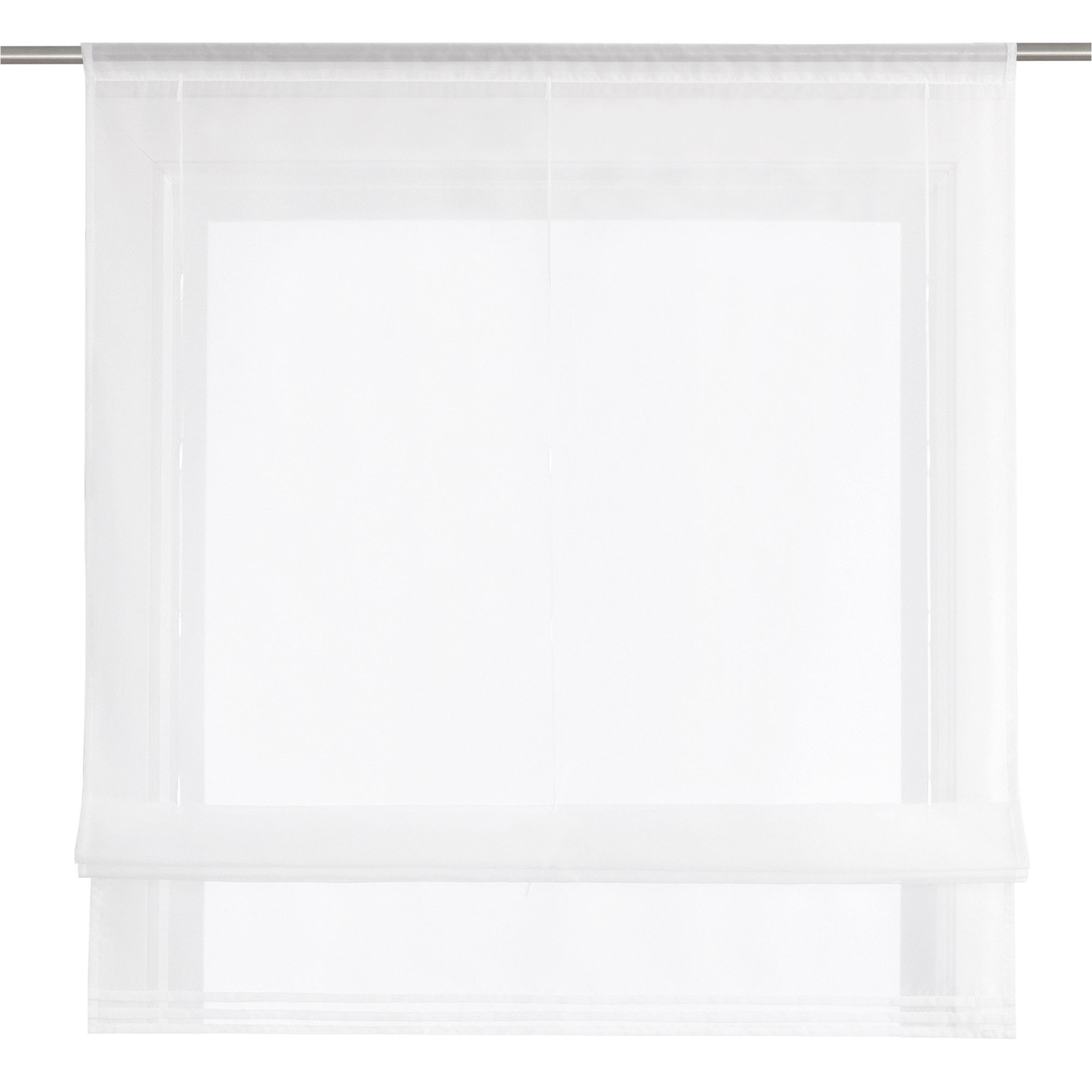 Joyswahl Raffrollo, mit Stangendurchzug, Voile Uni, Wohnzimmer, Transparent günstig online kaufen