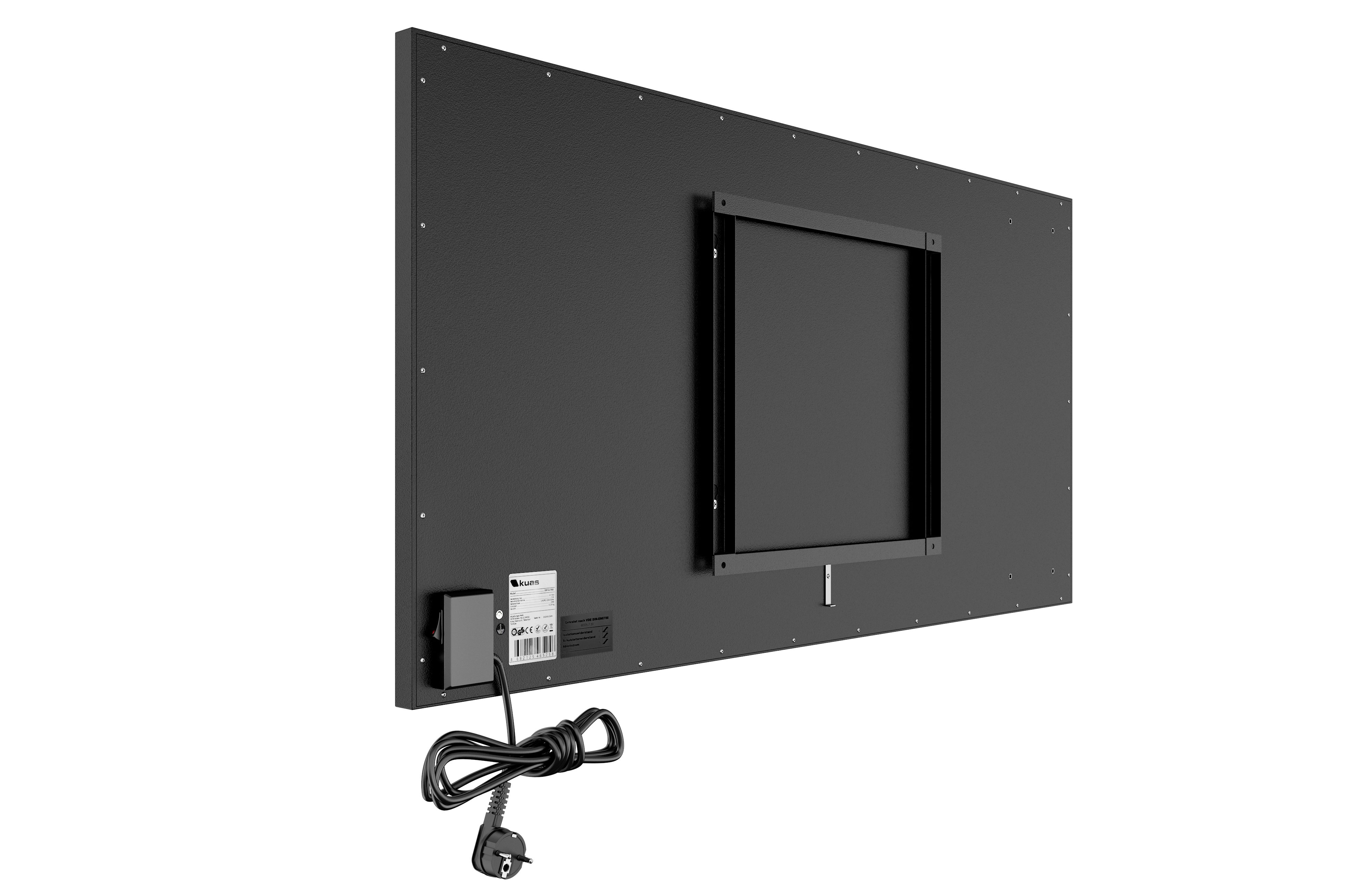 Schmidbauer Infrarotheizung 700 Watt Tafel Heizung Wand/Decken Halterung, Bemalbar