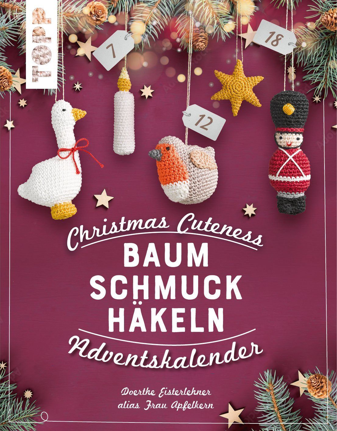 TOPP Kreativ Adventskalender Buch Baumschmuck häkeln (24-tlg)