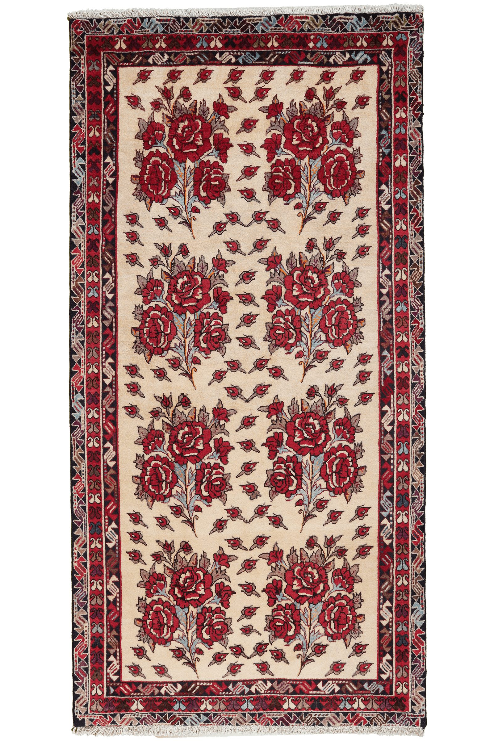 Looma Orientteppich Afshar 222x111cm, rechteckig, Höhe: 10 mm, Afshar, Schurwolle, Unikat