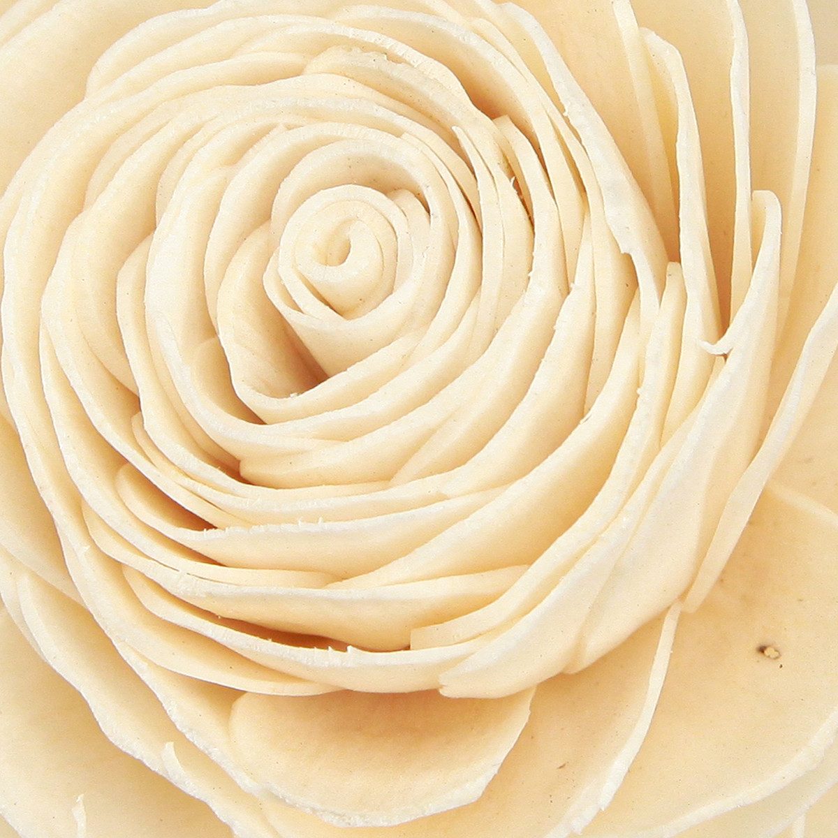 Thumbnail - Viana Bastelnaturmaterial Sola Holzblumen Creme Mix 6-11cm Deko 12-15 St