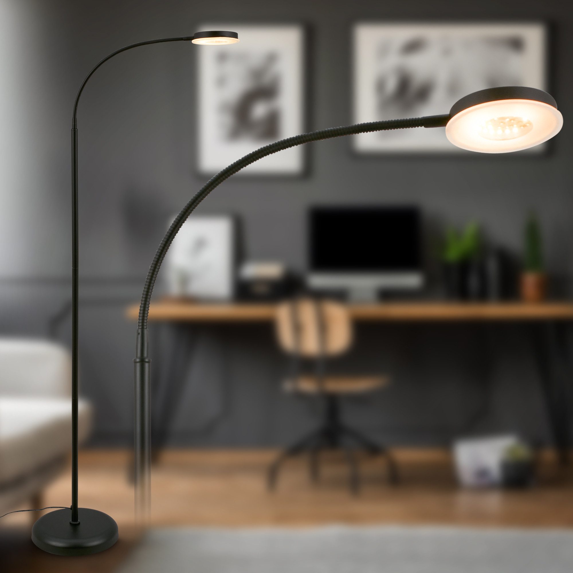 Briloner Leuchten Stehlampe MEGG, LED fest integriert günstig online kaufen